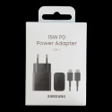 Nabíječka do sítě Samsung EP-T1510XBEGEU 15W PD USB-C AFC s kabelem USB-C - černá