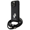 Kryt Karl Lagerfeld KLHCP14XSAKCPSK iPhone 14 Pro Max – černý