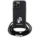 Kryt Karl Lagerfeld KLHCP14XSAKCPSK iPhone 14 Pro Max – černý
