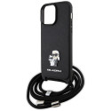 Kryt Karl Lagerfeld KLHCP14XSAKCPSK iPhone 14 Pro Max – černý