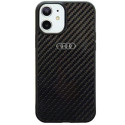 Kryt Audi Carbon Fiber pro iPhone 11 / XR - černá