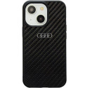 Kryt Audi Carbon Fiber pro iPhone 14 6.1" - černá