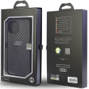 Kryt Audi Carbon Fiber pro iPhone 14 6.1" - černá