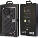 Kryt Audi Carbon Fiber iPhone 14 Pro Max černá