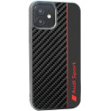 Kryt Audi CARBON FIBER STRIPE iPhone 11/XR černá