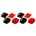 A set of flat and rounded mounting bases for GoPro, DJI Osmo Action, EKEN, SJCam, Insta360 sports cameras with 3M tapes - 2