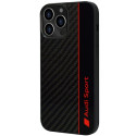 Kryt Audi Carbon Fiber Stripe pro iPhone 13 Pro Max - black/black