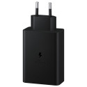 Nabíječka Samsung 2x USB Type C / USB PPS, Power Delivery PD 65W, QC 3.0, AFC, FCP (EP-T6530NBEGEU) - černá