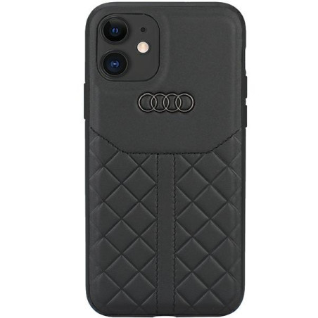 Kryt Audi Genuine Leather iPhone 11 / XR černý