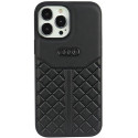 Kryt Audi Genuine Leather iPhone 13 Pro Max černý