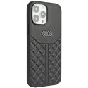 Kryt Audi Genuine Leather iPhone 13 Pro Max černý