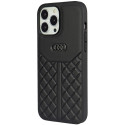 Kryt Audi Genuine Leather iPhone 13 Pro Max černý
