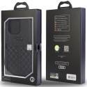 Kryt Audi Genuine Leather iPhone 13 Pro Max černý