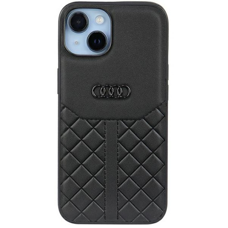 Kryt Audi Genuine Leather pro iPhone 14 černý