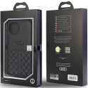 Kryt Audi Genuine Leather pro iPhone 14 černý
