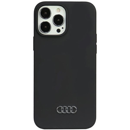 Kryt Audi Silicone Case pro iPhone 13 Pro Max - černá