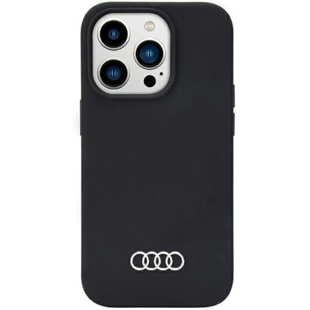 Kryt Audi Silicone Case iPhone 14 Pro 6.1" - černá