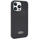 Kryt Audi Silicone Case iPhone 14 Pro 6.1" - černá