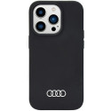 Kryt Audi Silicone pro iPhone 14 Pro Max - černá
