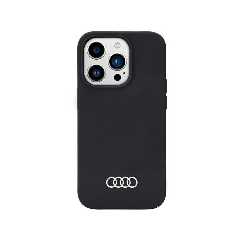 Kryt Audi pro iPhone 14 Pro Max - černá/černá
