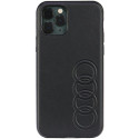 Kryt Audi SYNTHETIC LEATHER pro iPhone 11 Pro - black/black