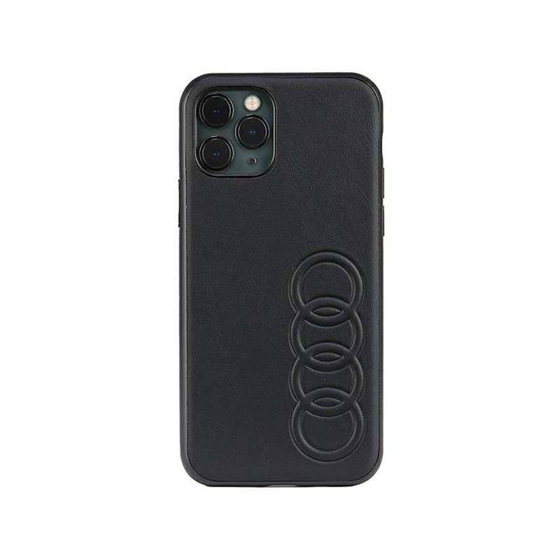 Kryt Audi SYNTHETIC LEATHER iPhone 11 Pro 5.8" hardcase pro iPhone 11 Pro - black/black
