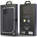 Kryt Audi SYNTHETIC LEATHER pro iPhone 11 Pro - black/black