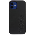 Kryt Audi Synthetic Leather iPhone 12/12 Pro - černá