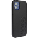 Kryt Audi Synthetic Leather iPhone 12/12 Pro - černá