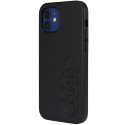 Kryt Audi Synthetic Leather iPhone 12/12 Pro - černá