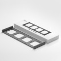 Čtyřnásobný montážní rámeček Sonoff pro instalaci nástěnných spínačů M5-80