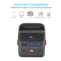 Choetech B664 USB-A mini power station USB-C micro USB 50000mAh 65W + USB-C cable - black