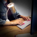 [RETURNED ITEM] Wireless LED reading lamp with clip + black micro USB cable