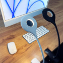 [RETURNED ITEM] Wireless LED reading lamp with clip + black micro USB cable