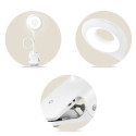 [RETURNED ITEM] Wireless LED reading lamp with clip + black micro USB cable