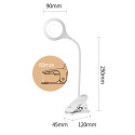 [RETURNED ITEM] Wireless LED reading lamp with clip + black micro USB cable