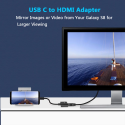 CHOETECH HUB-M03 Miniaturní hub 2v1 (HDMI 4K/60Hz, USB-C PD 60W), černý
