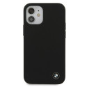 BMW silikonové pouzdro Signature pro iPhone 12 mini – černé