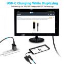 CHOETECH HUB-M03 Miniaturní hub 2v1 (HDMI 4K/60Hz, USB-C PD 60W), černý