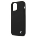 BMW silikonové pouzdro Signature pro iPhone 12 mini – černé