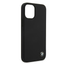 BMW silikonové pouzdro Signature pro iPhone 12 mini – černé