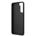 Pouzdro BMW Signature s ražbou loga na Samsung Galaxy S21+ - černé