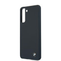 Silikonové pouzdro BMW Signature na Samsung Galaxy S21+ - tmavě modré