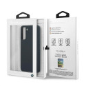 Silikonové pouzdro BMW Signature na Samsung Galaxy S21+ - tmavě modré