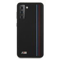 Silikonové pouzdro BMW Silicone Stripes M Collection na Samsung Galaxy S21+