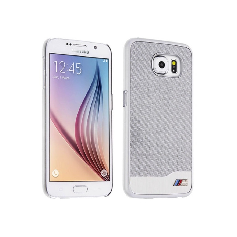 Pevné pouzdro BMW Hardcase na Samsung Galaxy S6 - stříbrné