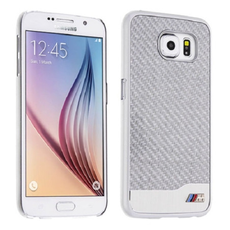 Pevné pouzdro BMW Hardcase na Samsung Galaxy S6 - stříbrné