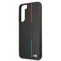 Pouzdro BMW M Collection Triangles na Samsung Galaxy S22+ - černé