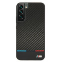 Pouzdro BMW M Collection Triangles na Samsung Galaxy S22+ - černé