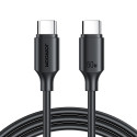 Kabel Joyroom Long-Lasting Series A9 USB-C / USB-C PD QC 60W 3A 1 m - černý